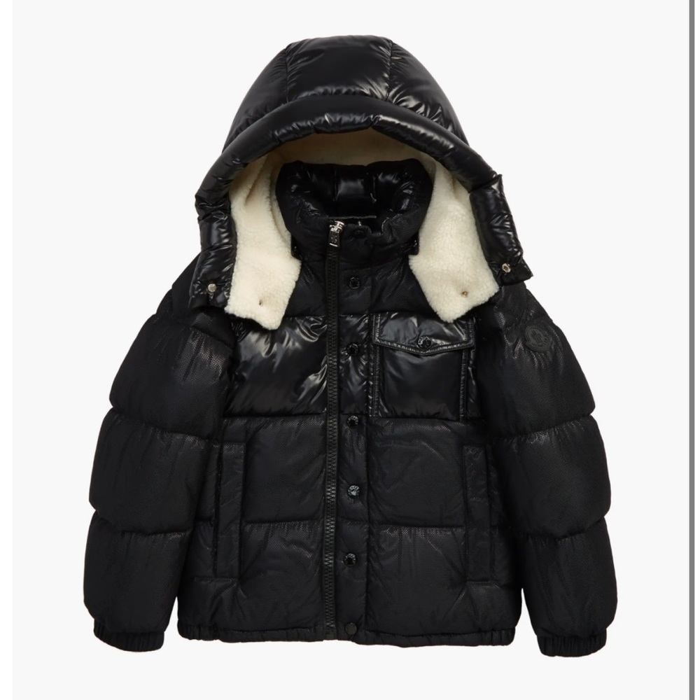 Moncler Boys hooded down jacket